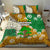 Equatorial Guinea Baobab Tree Bedding Set with Tribal Patterns and Heritage Quote