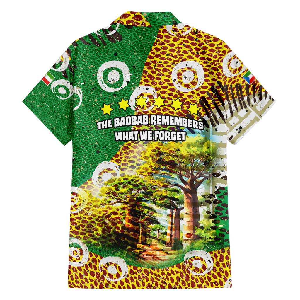 Equatorial Guinea Baobab Tree Family Matching Long Sleeve Bodycon Dress and Hawaiian Shirt with Tribal Patterns and Heritage Quote