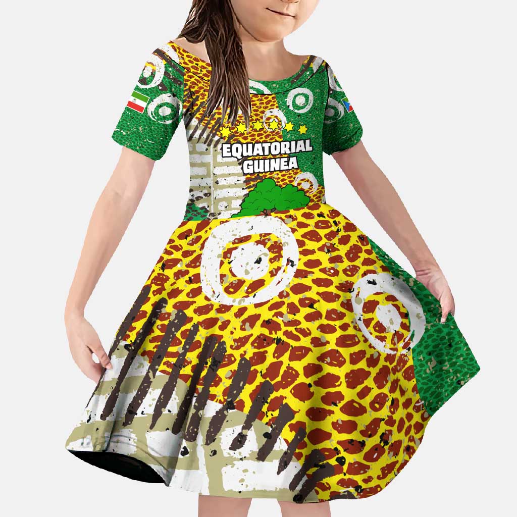 Equatorial Guinea Baobab Tree Family Matching Off Shoulder Maxi Dress and Hawaiian Shirt with Tribal Patterns and Heritage Quote