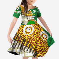 Equatorial Guinea Baobab Tree Family Matching Off Shoulder Maxi Dress and Hawaiian Shirt with Tribal Patterns and Heritage Quote