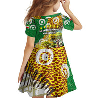 Equatorial Guinea Baobab Tree Family Matching Off Shoulder Maxi Dress and Hawaiian Shirt with Tribal Patterns and Heritage Quote