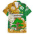 Equatorial Guinea Baobab Tree Family Matching Puletasi and Hawaiian Shirt with Tribal Patterns and Heritage Quote