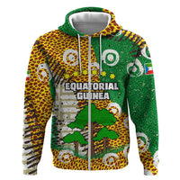 Equatorial Guinea Baobab Tree Hoodie with Tribal Patterns and Heritage Quote