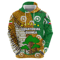 Equatorial Guinea Baobab Tree Hoodie with Tribal Patterns and Heritage Quote