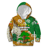 Equatorial Guinea Baobab Tree Kid Hoodie with Tribal Patterns and Heritage Quote