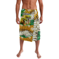 Equatorial Guinea Baobab Tree Lavalava with Tribal Patterns and Heritage Quote