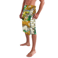 Equatorial Guinea Baobab Tree Lavalava with Tribal Patterns and Heritage Quote