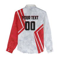 Personalized Tunisia Soccer Women Casual Shirt Tunisia Flag Eagle Football Mascot