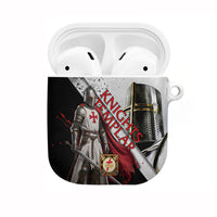 Knights Templar AirPods Case Crusader Warrior Full Armor Red Cross