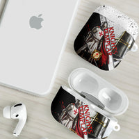 Knights Templar AirPods Case Crusader Warrior Full Armor Red Cross