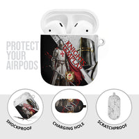 Knights Templar AirPods Case Crusader Warrior Full Armor Red Cross