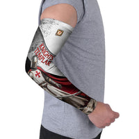 Knights Templar Arm Sleeves Crusader Warrior Full Armor Red Cross