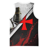Knights Templar Basketball Jersey Crusader Warrior Full Armor Red Cross