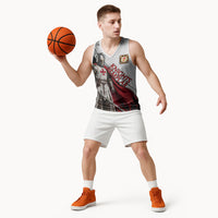 Knights Templar Basketball Jersey Crusader Warrior Full Armor Red Cross
