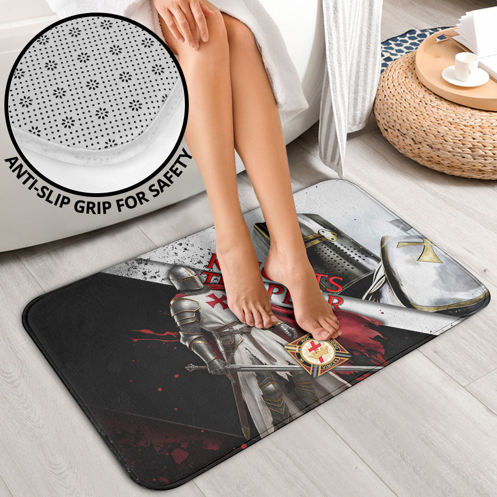 Knights Templar Bathroom Set Crusader Warrior Full Armor Red Cross