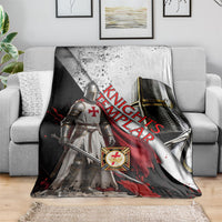 Knights Templar Blanket Crusader Warrior Full Armor Red Cross