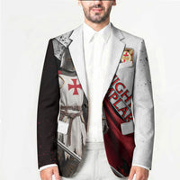 Knights Templar Blazer Crusader Warrior Full Armor Red Cross