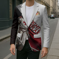 Knights Templar Blazer Crusader Warrior Full Armor Red Cross