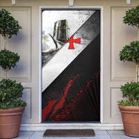 Knights Templar Door Cover Crusader Warrior Full Armor Red Cross