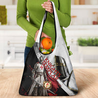 Knights Templar Grocery Bag Crusader Warrior Full Armor Red Cross