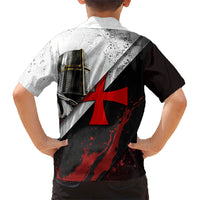Knights Templar Hawaiian Shirt Crusader Warrior Full Armor Red Cross