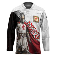Knights Templar Hockey Jersey Crusader Warrior Full Armor Red Cross