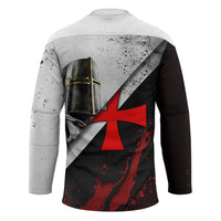 Knights Templar Hockey Jersey Crusader Warrior Full Armor Red Cross