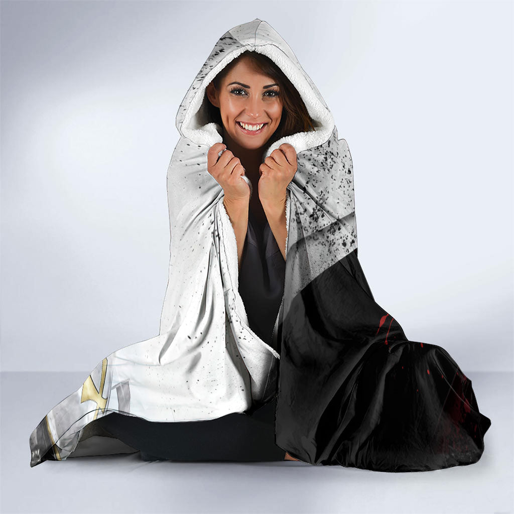 Knights Templar Hooded Blanket Crusader Warrior Full Armor Red Cross