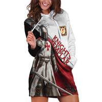 Knights Templar Hoodie Dress Crusader Warrior Full Armor Red Cross