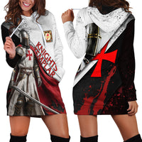 Knights Templar Hoodie Dress Crusader Warrior Full Armor Red Cross