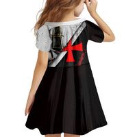 Knights Templar Kid Short Sleeve Dress Crusader Warrior Full Armor Red Cross