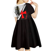 Knights Templar Kid Short Sleeve Dress Crusader Warrior Full Armor Red Cross