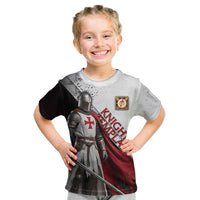 Knights Templar Kid T Shirt Crusader Warrior Full Armor Red Cross