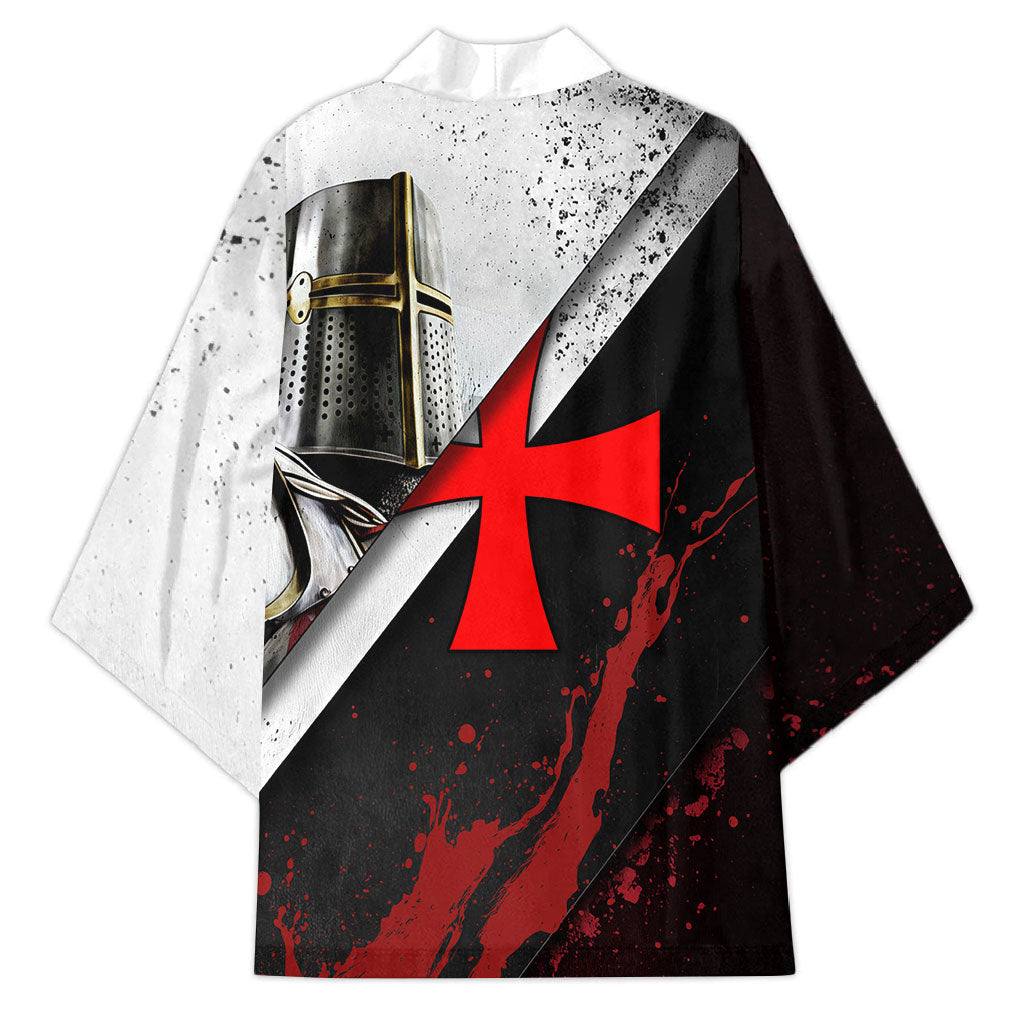 Knights Templar Kimono Crusader Warrior Full Armor Red Cross