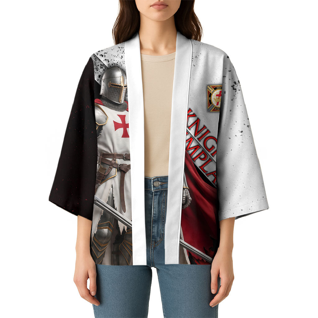 Knights Templar Kimono Crusader Warrior Full Armor Red Cross