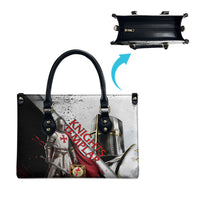 Knights Templar Leather Bag Crusader Warrior Full Armor Red Cross