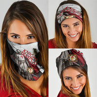 Knights Templar Neck Gaiter Crusader Warrior Full Armor Red Cross