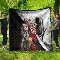 Knights Templar Quilt Crusader Warrior Full Armor Red Cross