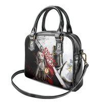 Knights Templar Shoulder Handbag Crusader Warrior Full Armor Red Cross