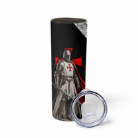 Knights Templar Skinny Tumbler Crusader Warrior Full Armor Red Cross