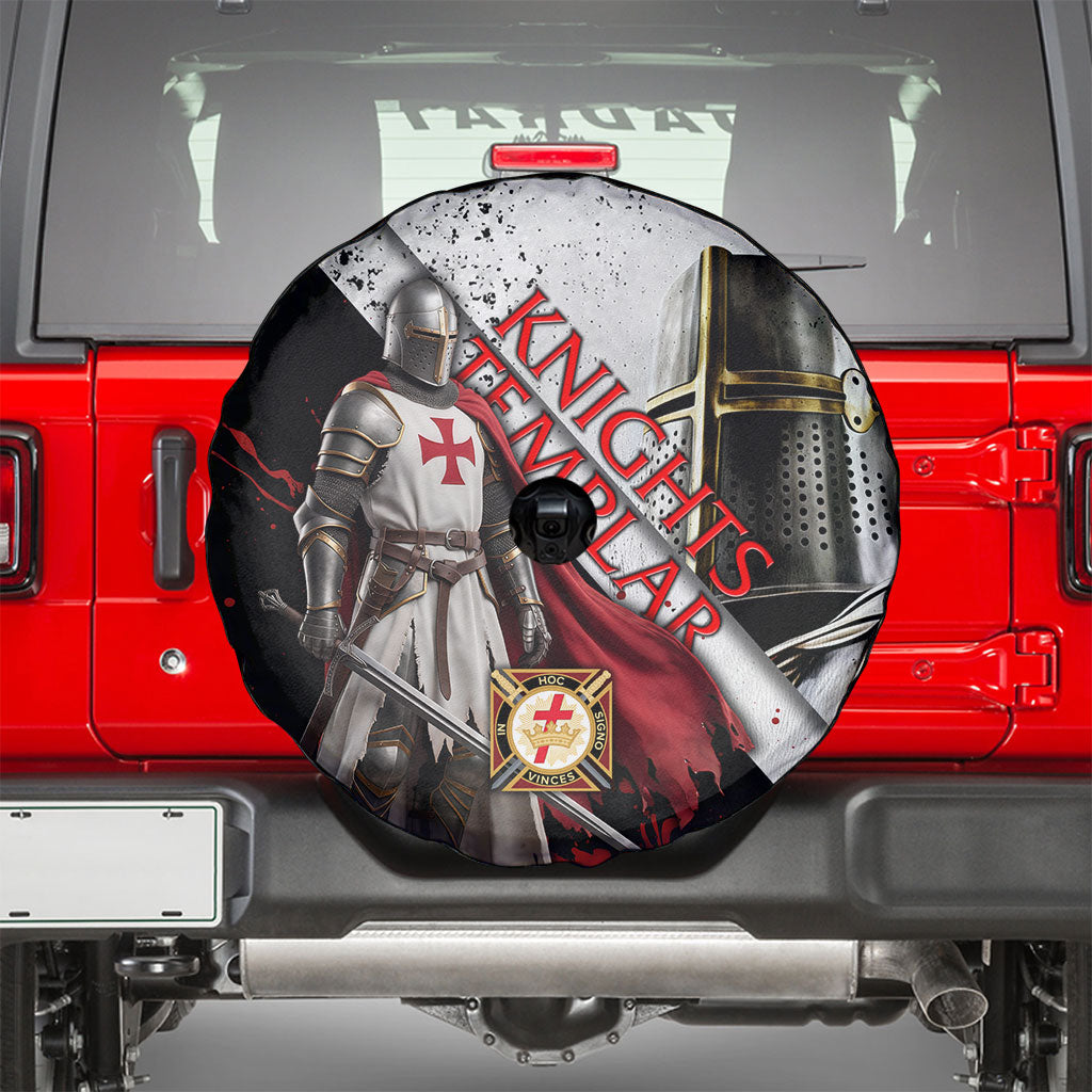 Knights Templar Spare Tire Cover Crusader Warrior Full Armor Red Cross