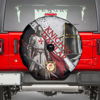Knights Templar Spare Tire Cover Crusader Warrior Full Armor Red Cross