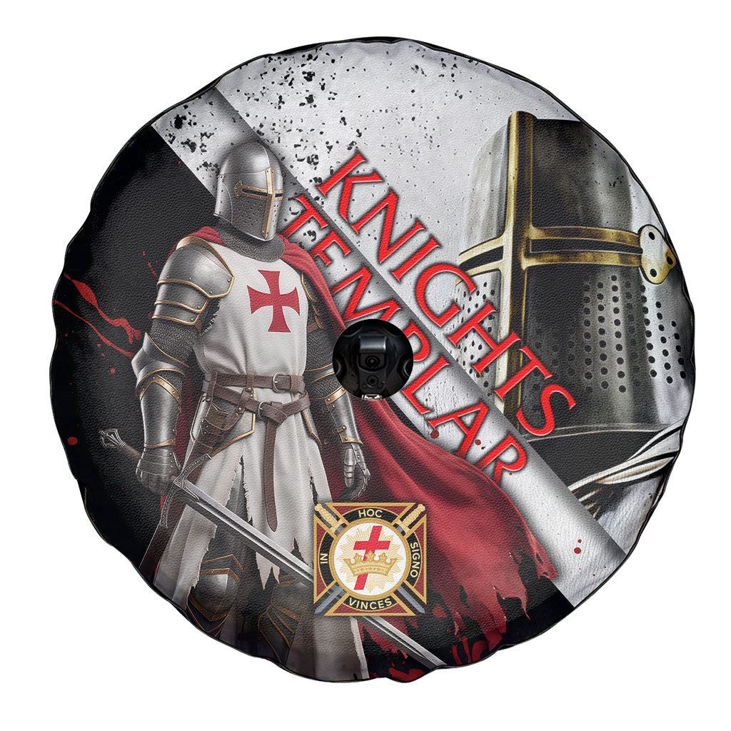 Knights Templar Spare Tire Cover Crusader Warrior Full Armor Red Cross