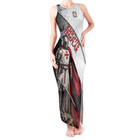 Knights Templar Tank Maxi Dress Crusader Warrior Full Armor Red Cross