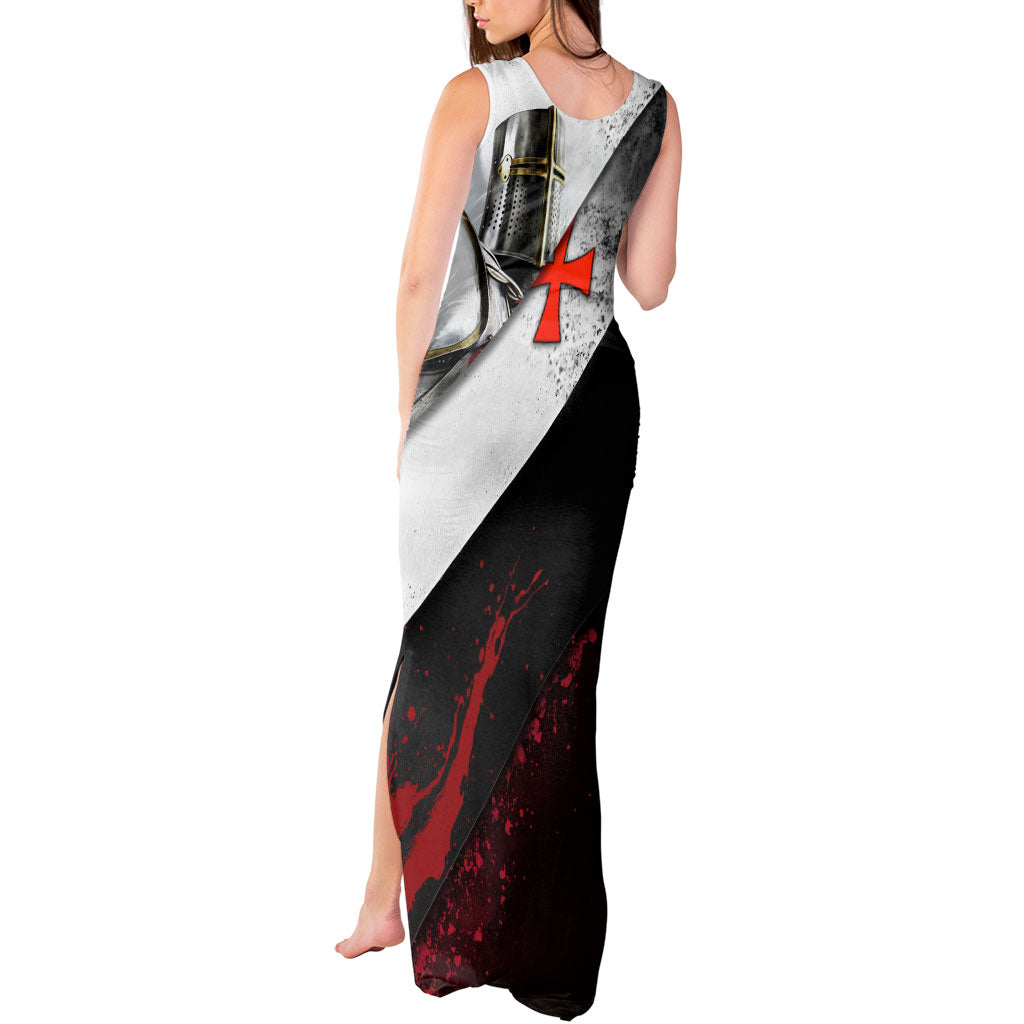 Knights Templar Tank Maxi Dress Crusader Warrior Full Armor Red Cross