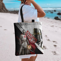 Knights Templar Tote Bag Crusader Warrior Full Armor Red Cross