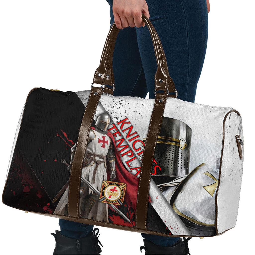 Knights Templar Travel Bag Crusader Warrior Full Armor Red Cross