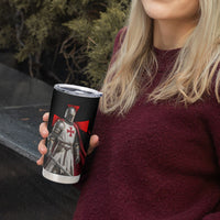 Knights Templar Tumbler Cup Crusader Warrior Full Armor Red Cross