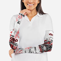 Personalized Chicago City Skyline Arm Sleeves Urban Graffiti - Cloud Gate - Windy City Typography