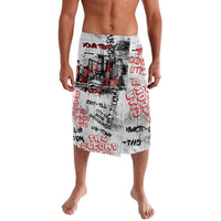 Personalized Chicago City Skyline Lavalava Urban Graffiti - Cloud Gate - Windy City Typography
